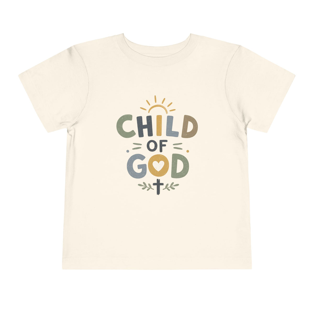 Child of God Toddler Tee — Cute Faith-Based Baby Shirt