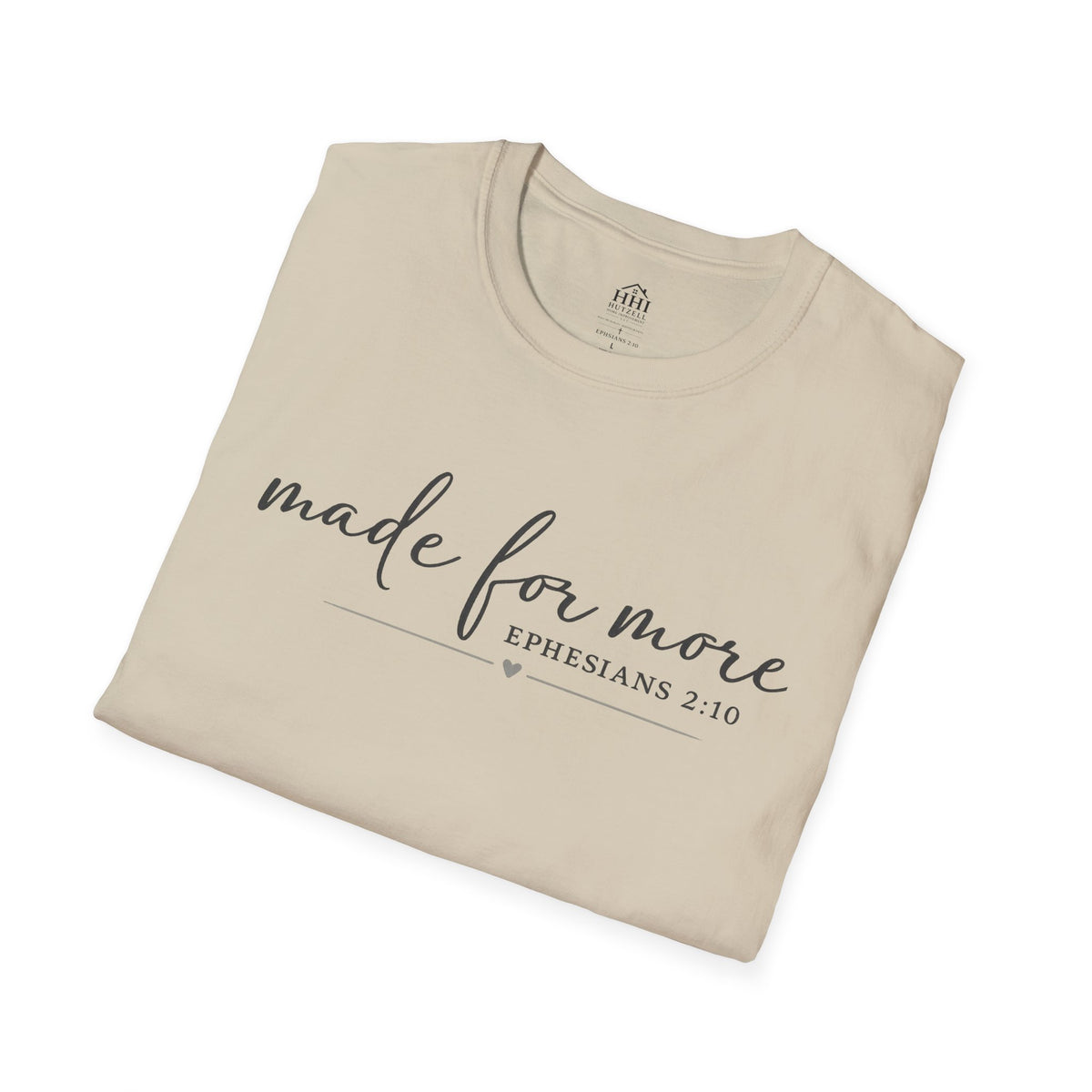 Made For More Christian T-Shirt | Minimalist Faith Graphic Tee
