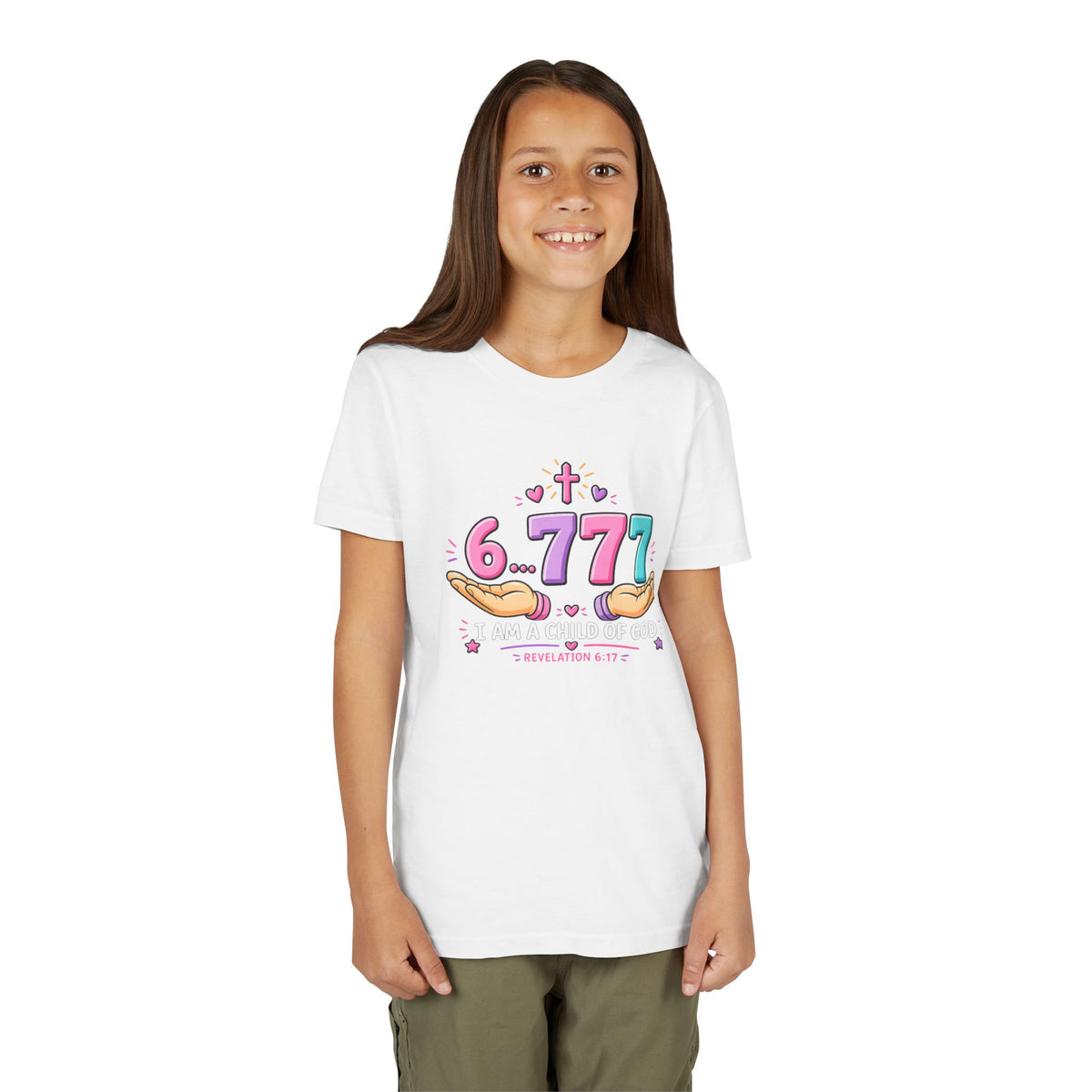 Youth 6...777 | "I am a child of God" Christian Tee