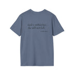 Personalized Mama T-Shirt — 'God is within her, she will not fall' Psalm 46:5 Christian Mom Tee