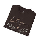 Trust God Christian T-Shirt – "Let Go… Trust God" Inspirational Tee