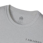 I Am Loved Christian T-Shirt — Inspirational Faith Tee with Cross