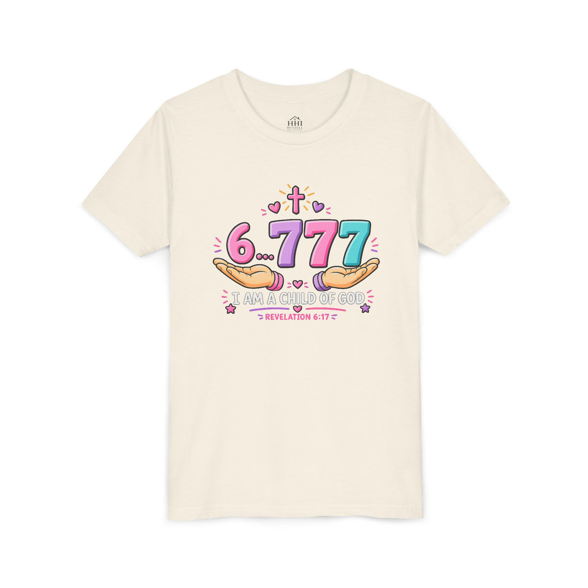 Youth 6...777 | "I am a child of God" Christian Tee