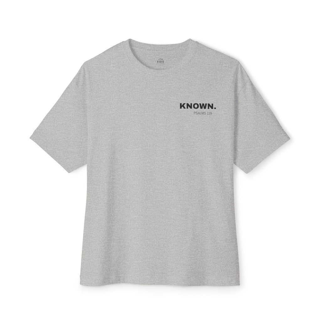 Known. Graphic Tee — Inspirational Message Boxy T-Shirt