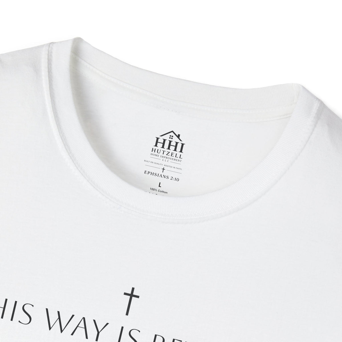 His Way Is Better T-Shirt — Minimal Cross Christian Tee