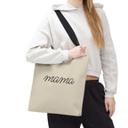 Mama Tote Bag — "God is within her; She will not fall" Script Canvas Tote