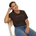 Faith Over Fear T-Shirt — Minimal Christian Inspirational Tee