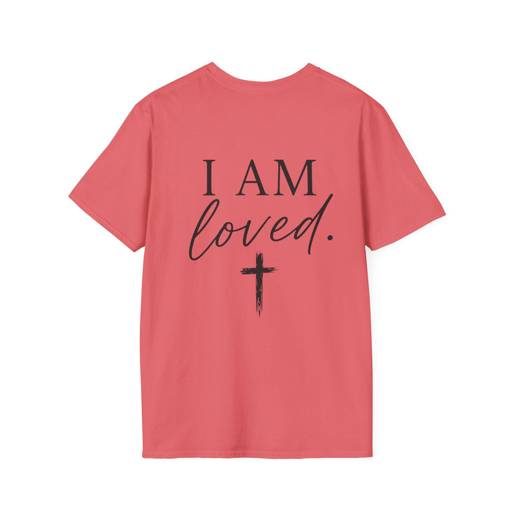 I Am Loved Christian T-Shirt — Inspirational Faith Tee with Cross
