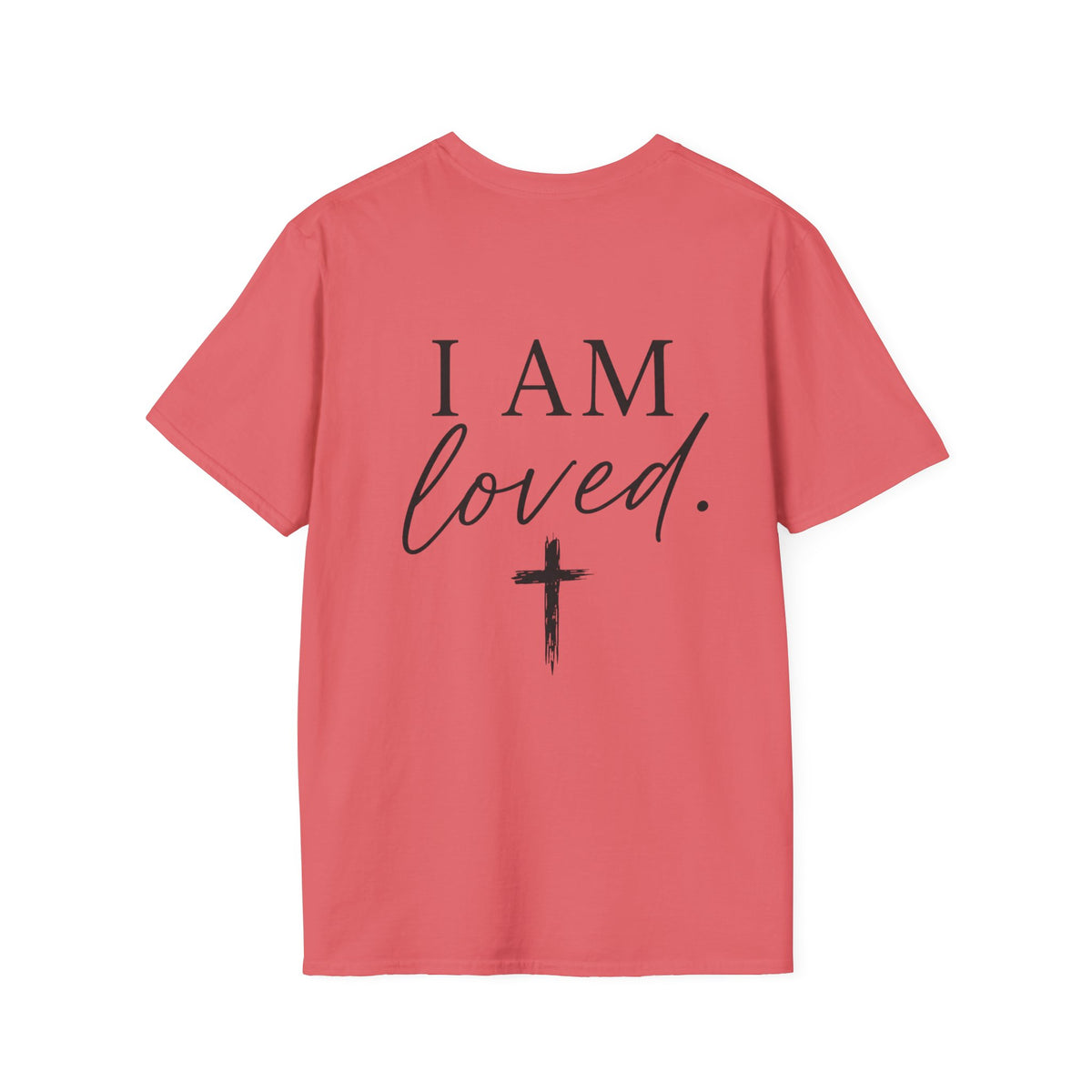 I Am Loved Christian T-Shirt — Inspirational Faith Tee with Cross