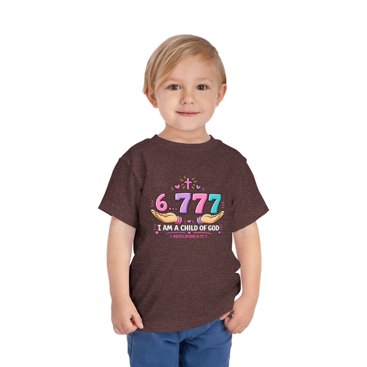 Toddler Short Sleeve Tee | 6.777 Christian Tee