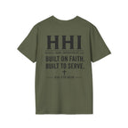 T-Shirt — HHI Built on Faith | Christian Home Improvement Logo Tee