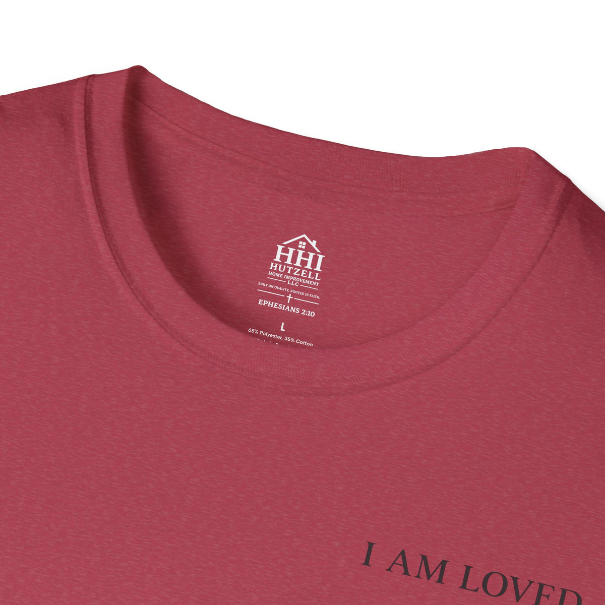 I Am Loved Christian T-Shirt — Inspirational Faith Tee with Cross