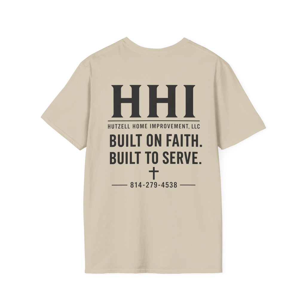 T-Shirt — HHI Built on Faith | Christian Home Improvement Logo Tee