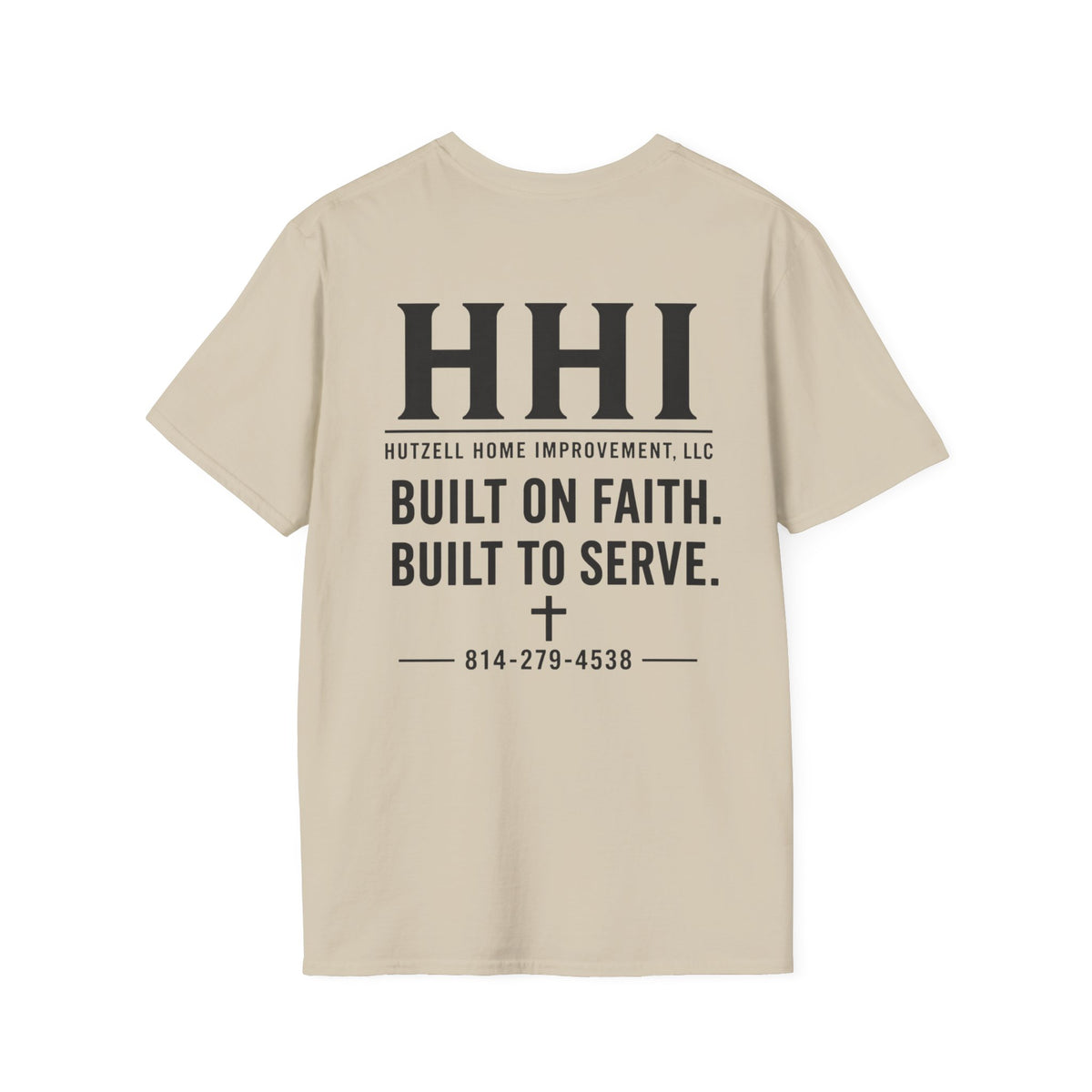 T-Shirt — HHI Built on Faith | Christian Home Improvement Logo Tee