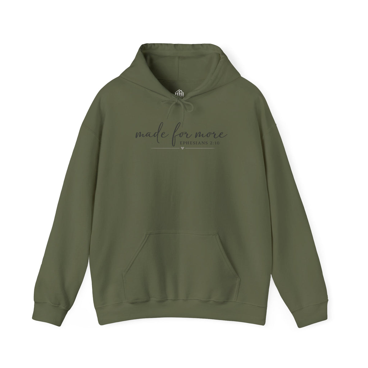 Made For More Hoodie — Inspirational Minimal Script Pullover