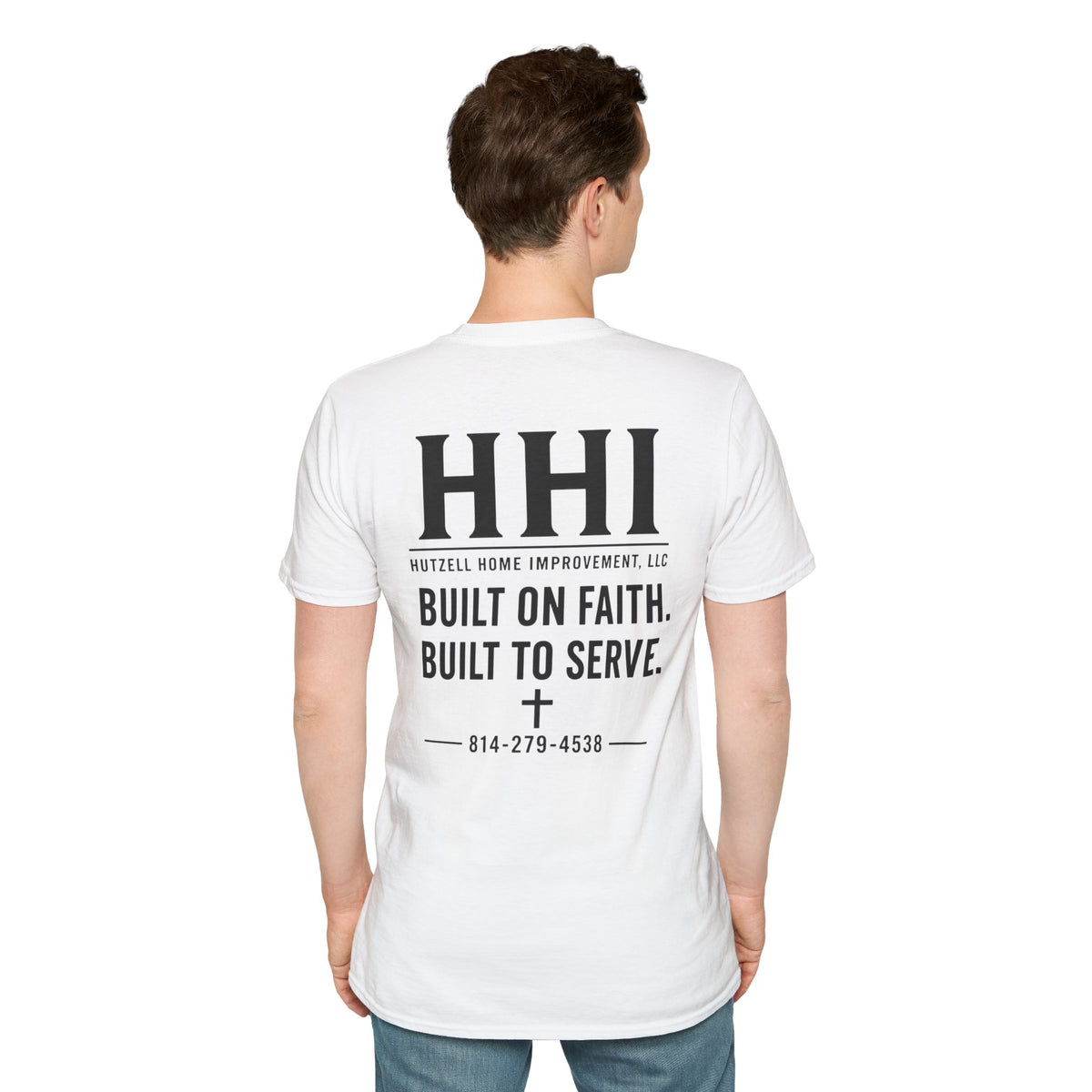 T-Shirt — HHI Built on Faith | Christian Home Improvement Logo Tee