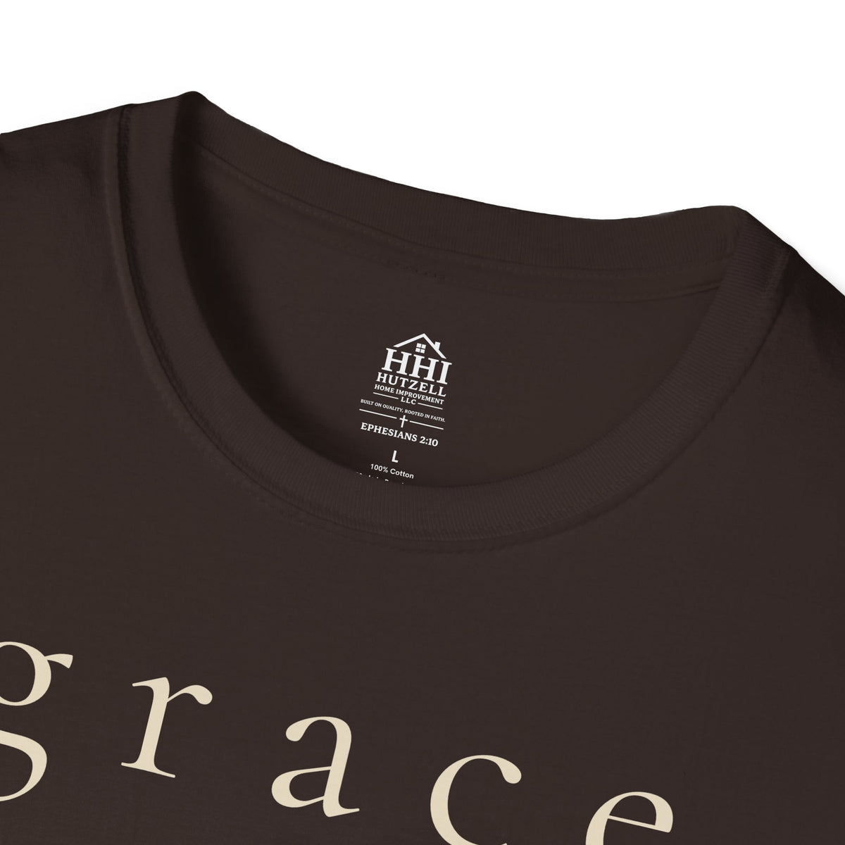 Grace Script T-Shirt — Minimalist Christian Faith Tee