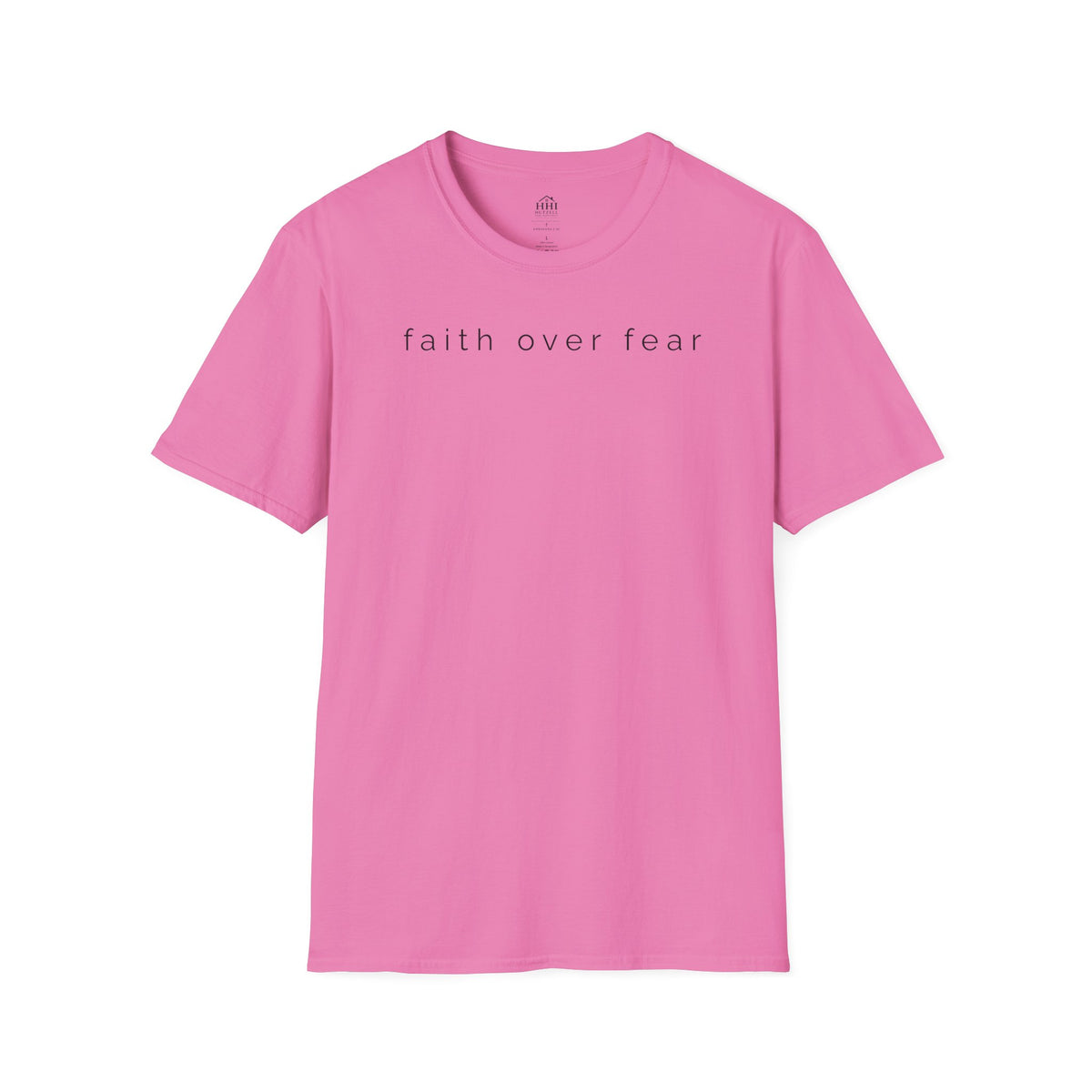 Faith Over Fear T-Shirt — Minimal Christian Inspirational Tee