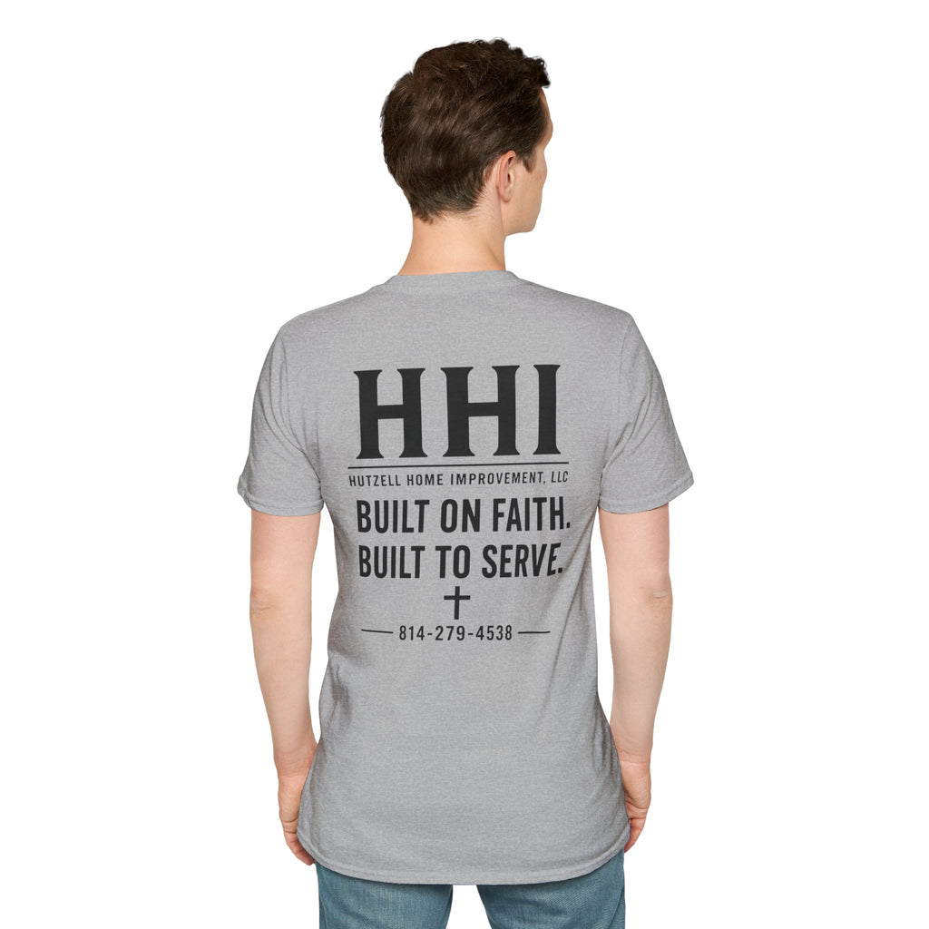 T-Shirt — HHI Built on Faith | Christian Home Improvement Logo Tee
