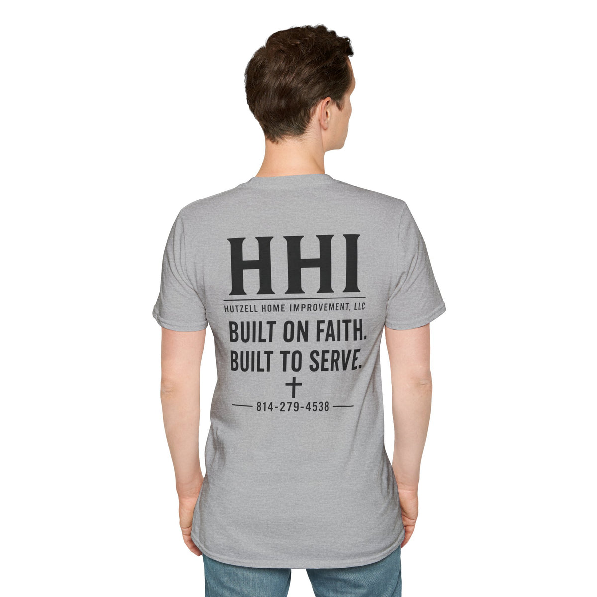 T-Shirt — HHI Built on Faith | Christian Home Improvement Logo Tee