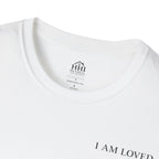 I Am Loved Christian T-Shirt — Inspirational Faith Tee with Cross