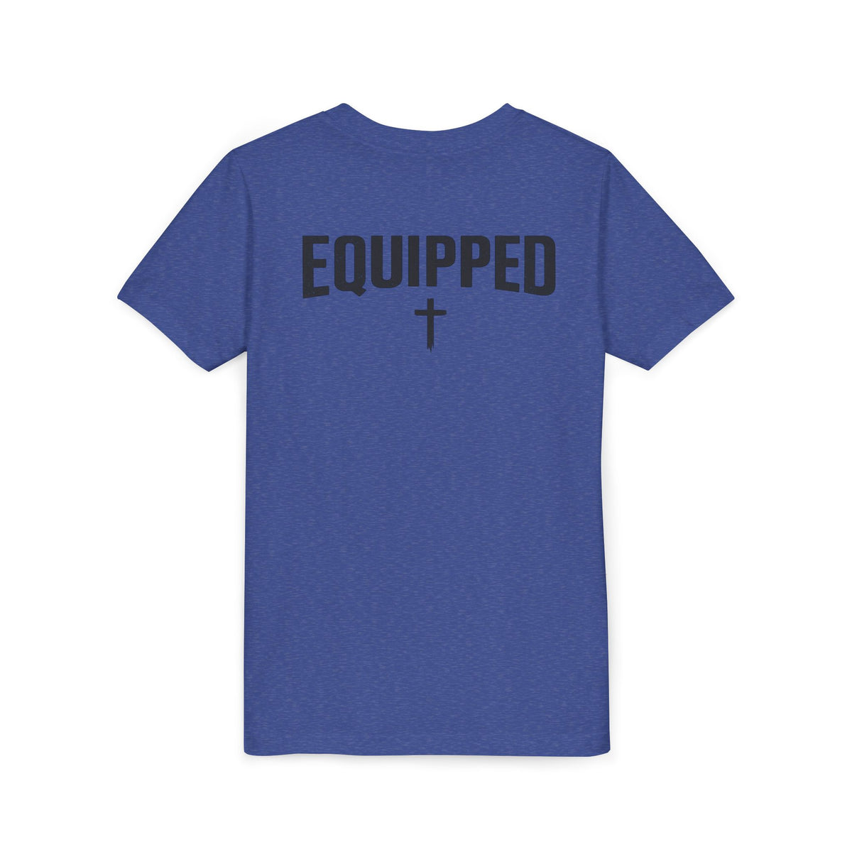 Equipped Youth Tee – Christian Kids T-Shirt with Cross & 2 Timothy 3:17