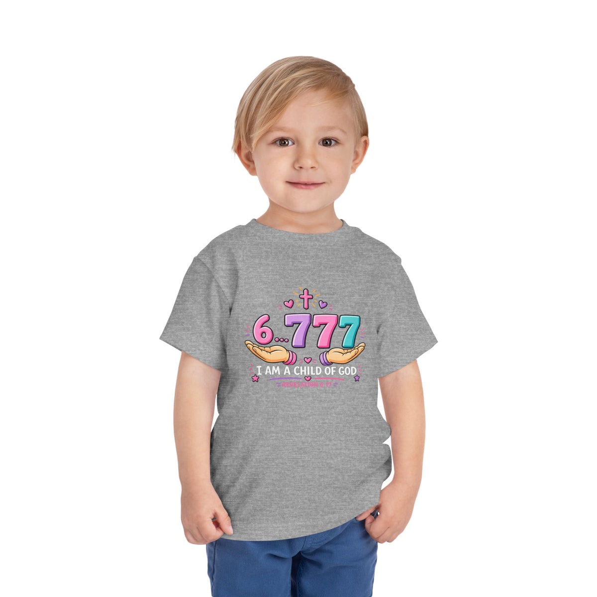 Toddler Short Sleeve Tee | 6.777 Christian Tee