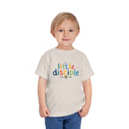 Toddler Tee — "Little Disciple" Colorful Christian Kids Shirt