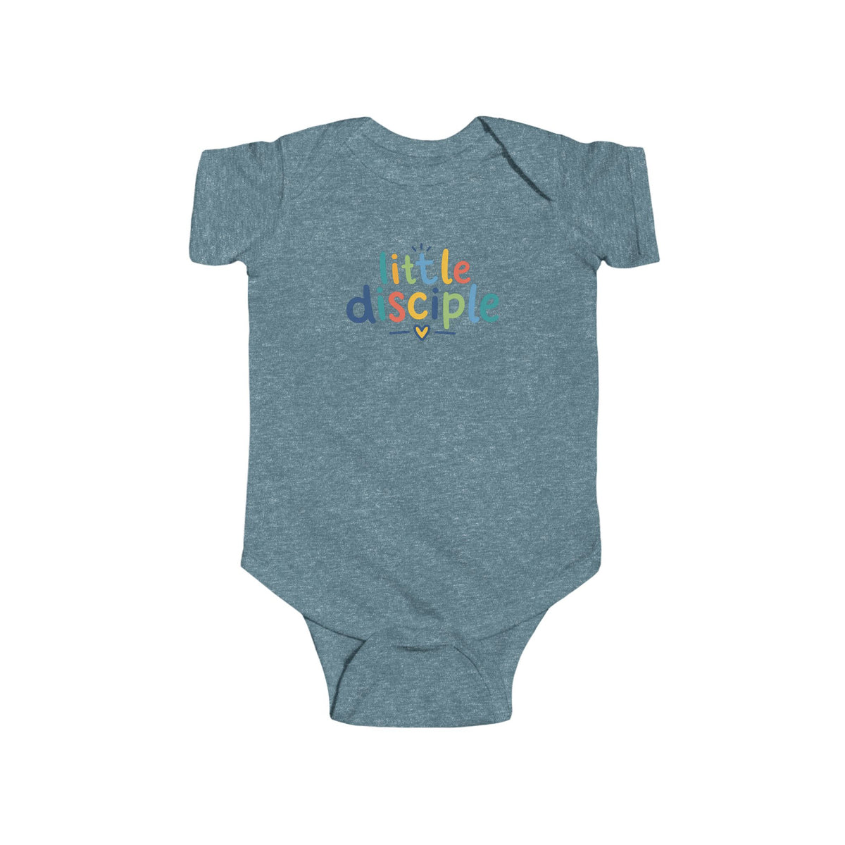 Infant Bodysuit - "Little Disciple" Colorful Christian Baby Onesie