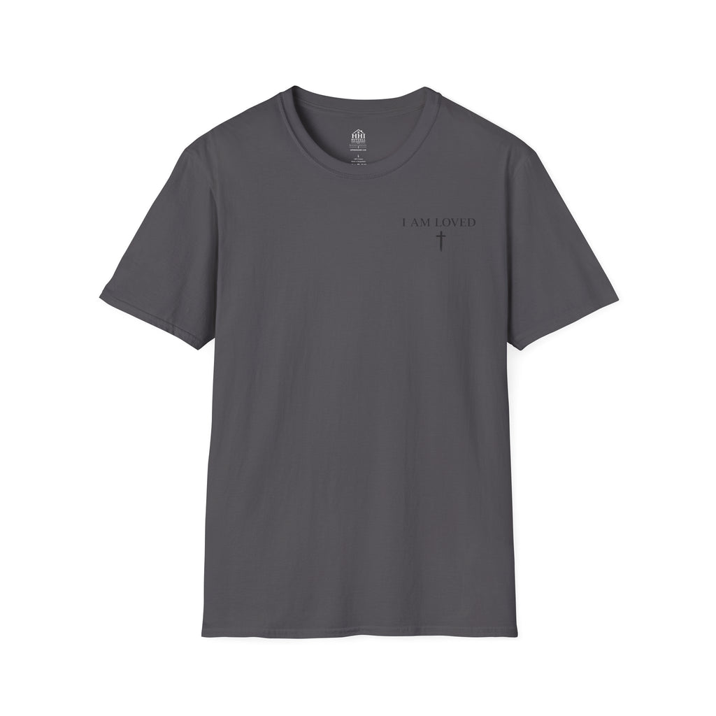 I Am Loved Christian T-Shirt — Inspirational Faith Tee with Cross
