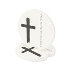 Christian Cross Soapstone Car Coaster – “Protected By His Grace”