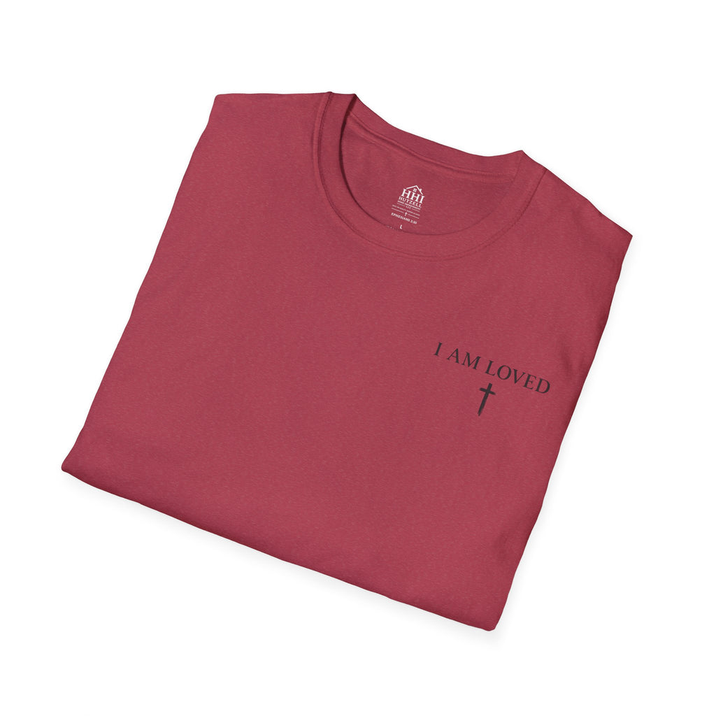 I Am Loved Christian T-Shirt — Inspirational Faith Tee with Cross
