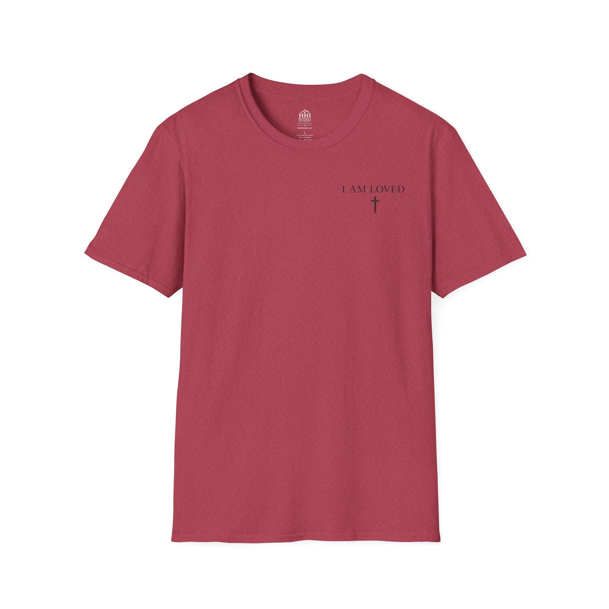 I Am Loved Christian T-Shirt — Inspirational Faith Tee with Cross