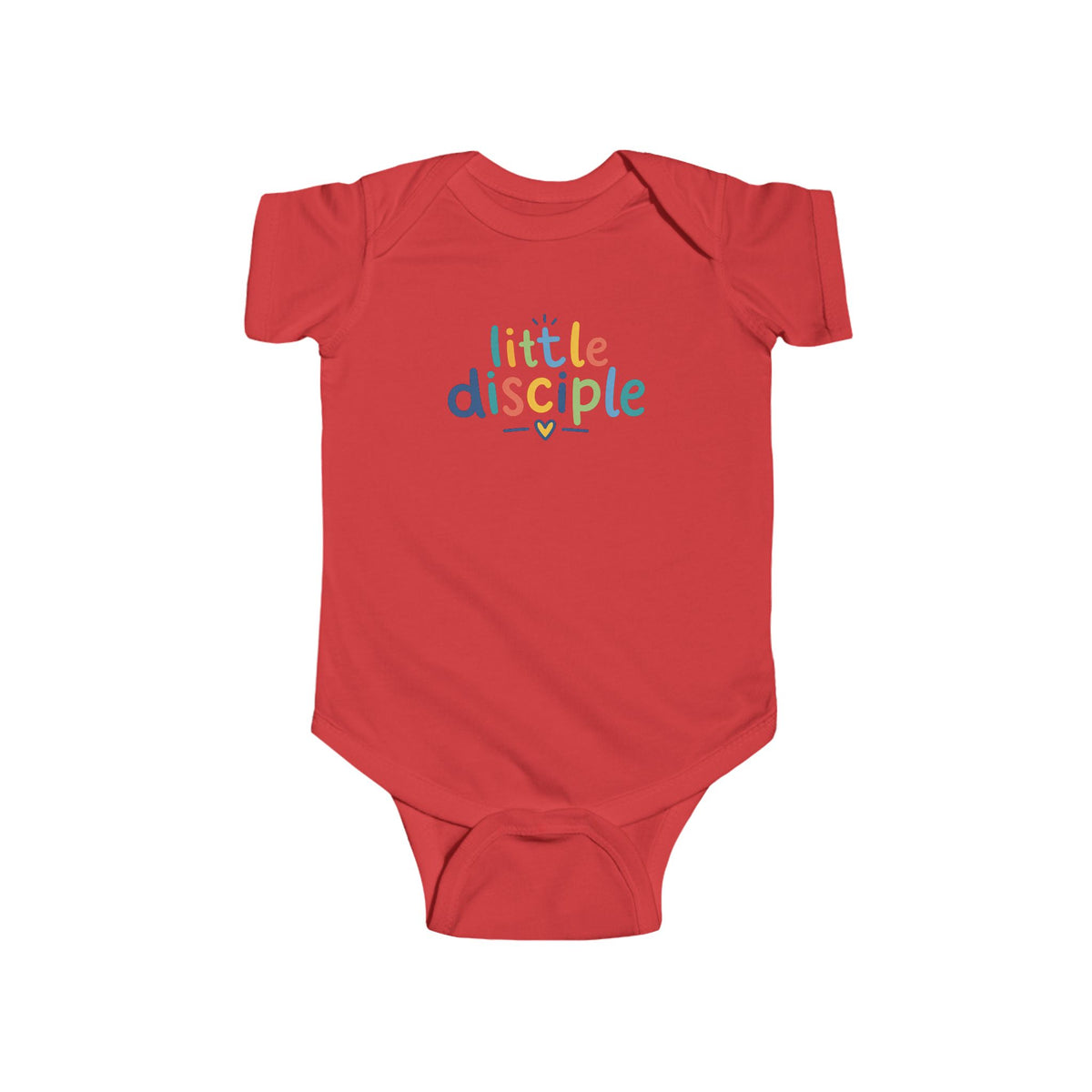 Infant Bodysuit - "Little Disciple" Colorful Christian Baby Onesie