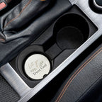 Let Go Trust God Soapstone Car Coaster