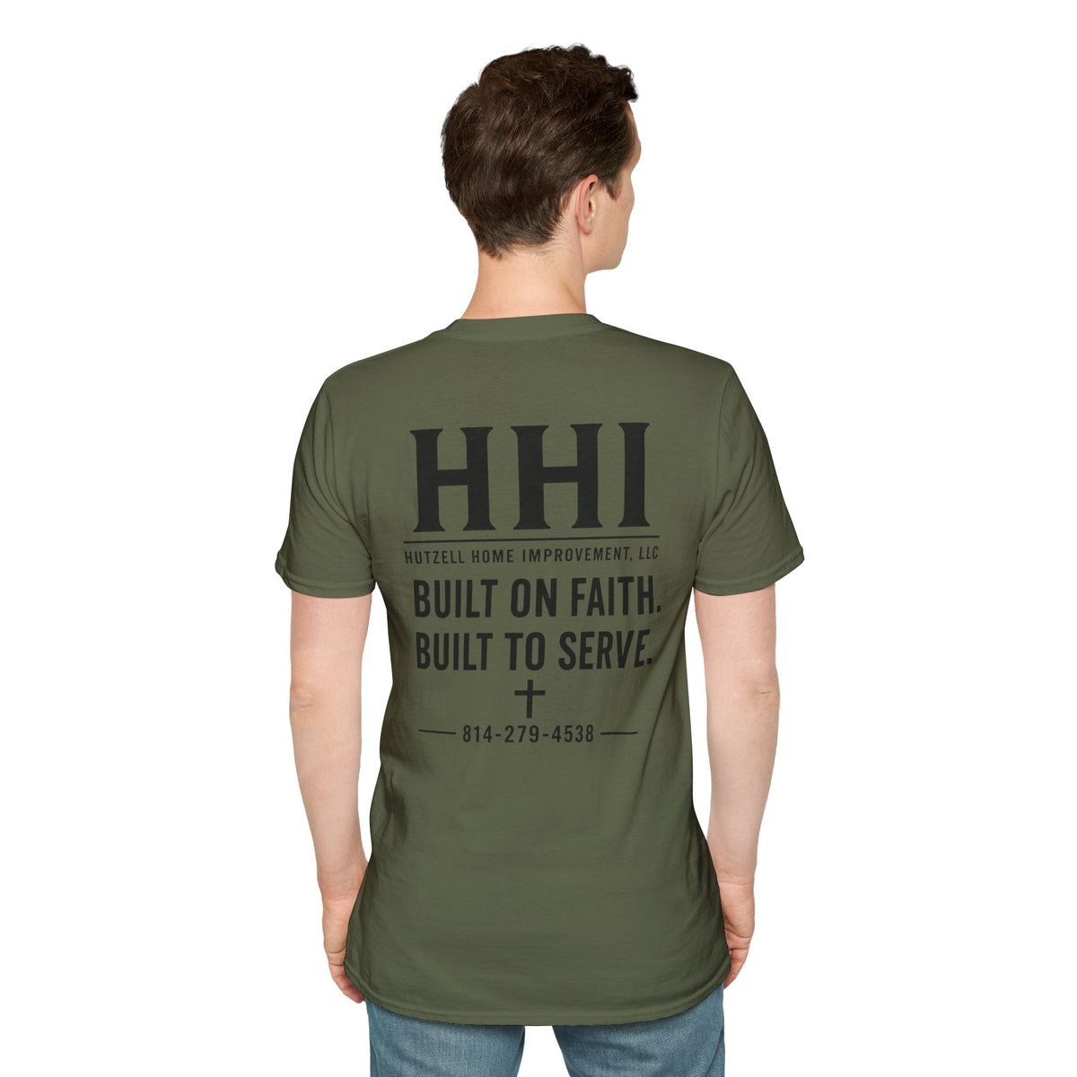 T-Shirt — HHI Built on Faith | Christian Home Improvement Logo Tee