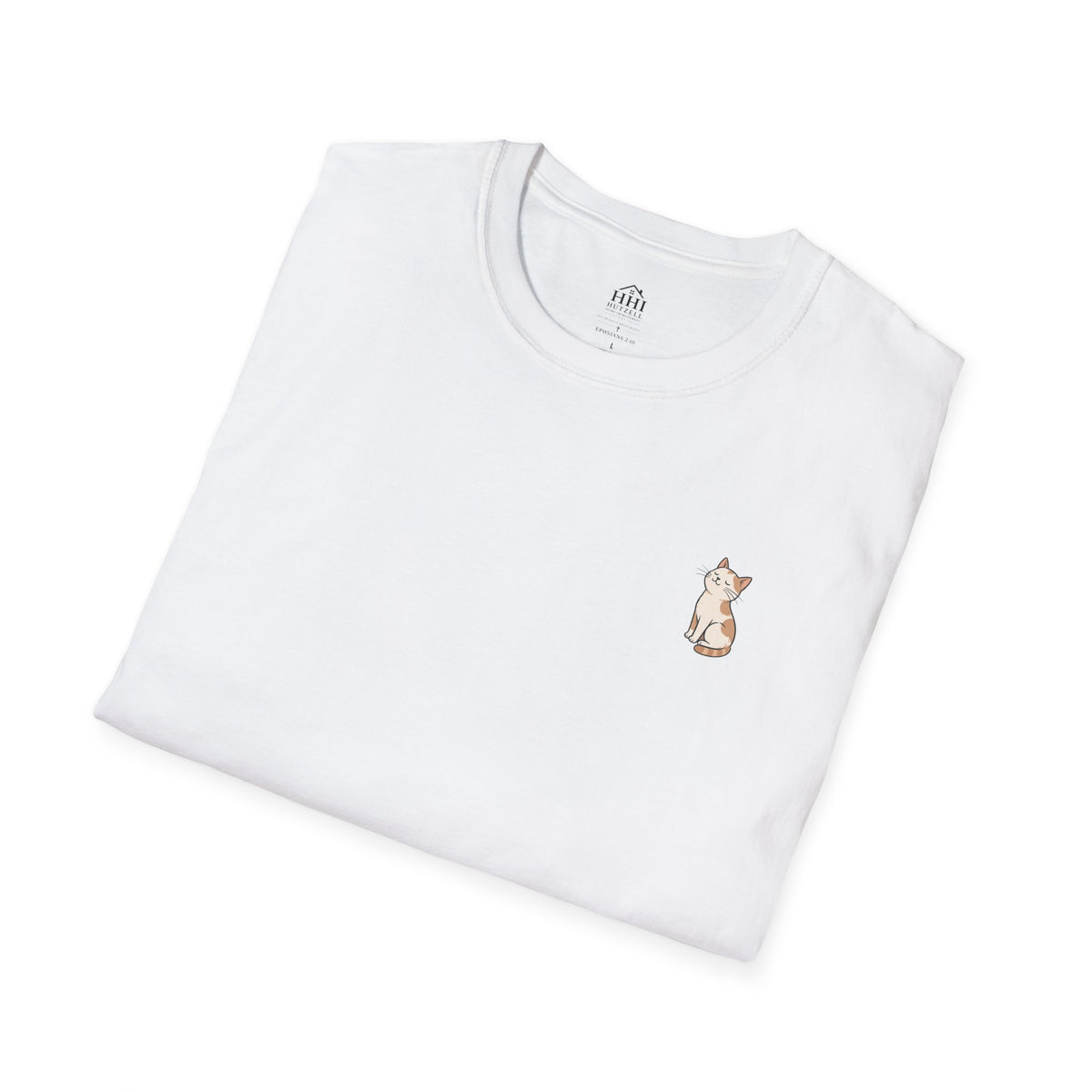Cat 'Paws and Prayers' T-Shirt — Cute Christian Cat Graphic Tee