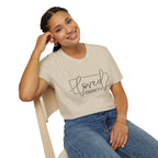 Loved Romans 5:8 Christian T-Shirt | Minimalist Faith Graphic Tee