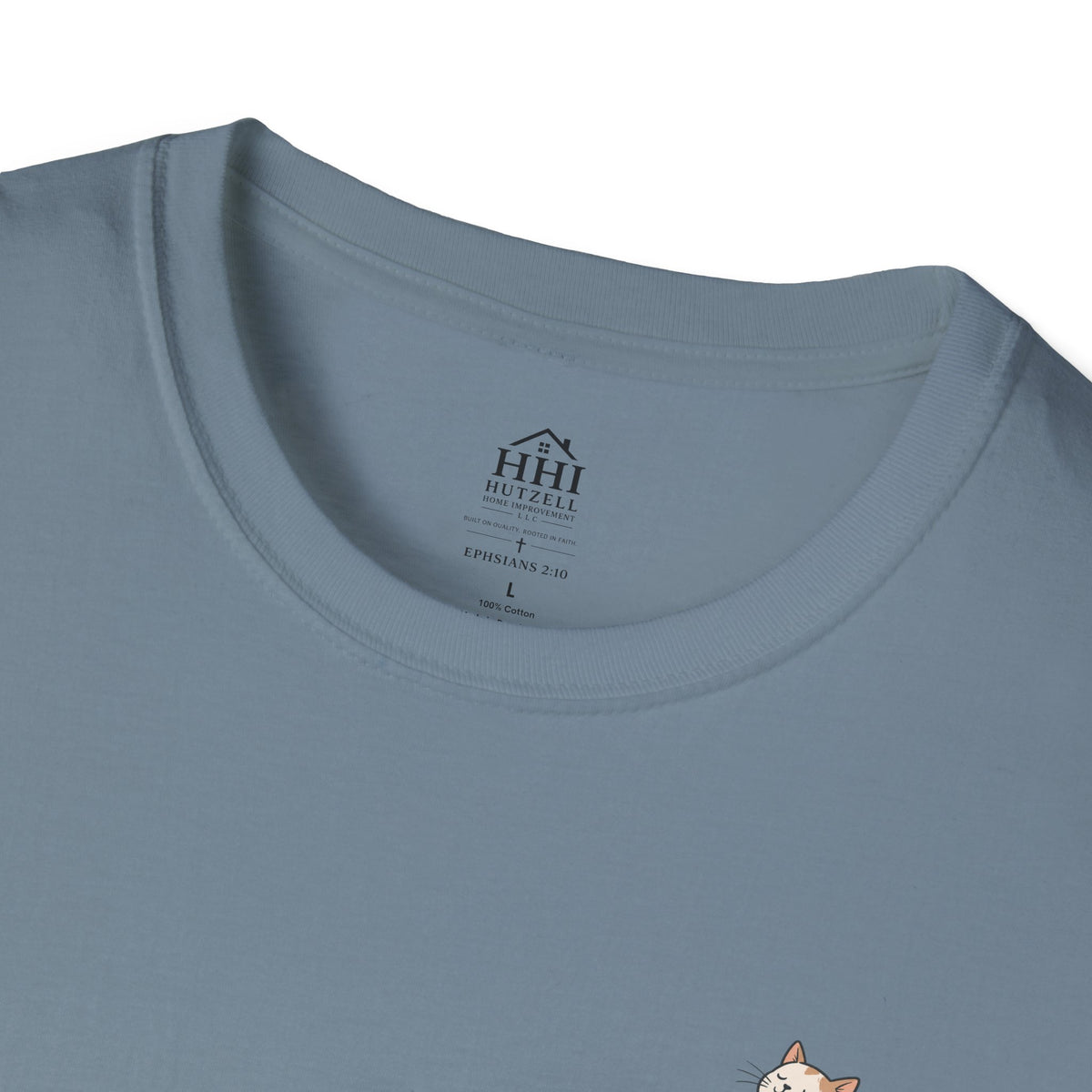 Cat 'Paws and Prayers' T-Shirt — Cute Christian Cat Graphic Tee