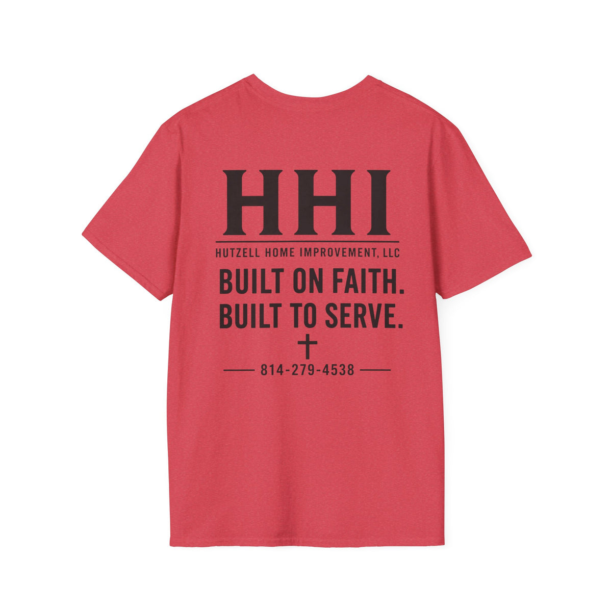 T-Shirt — HHI Built on Faith | Christian Home Improvement Logo Tee