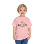Toddler Tee — "Little Disciple" Colorful Christian Kids Shirt