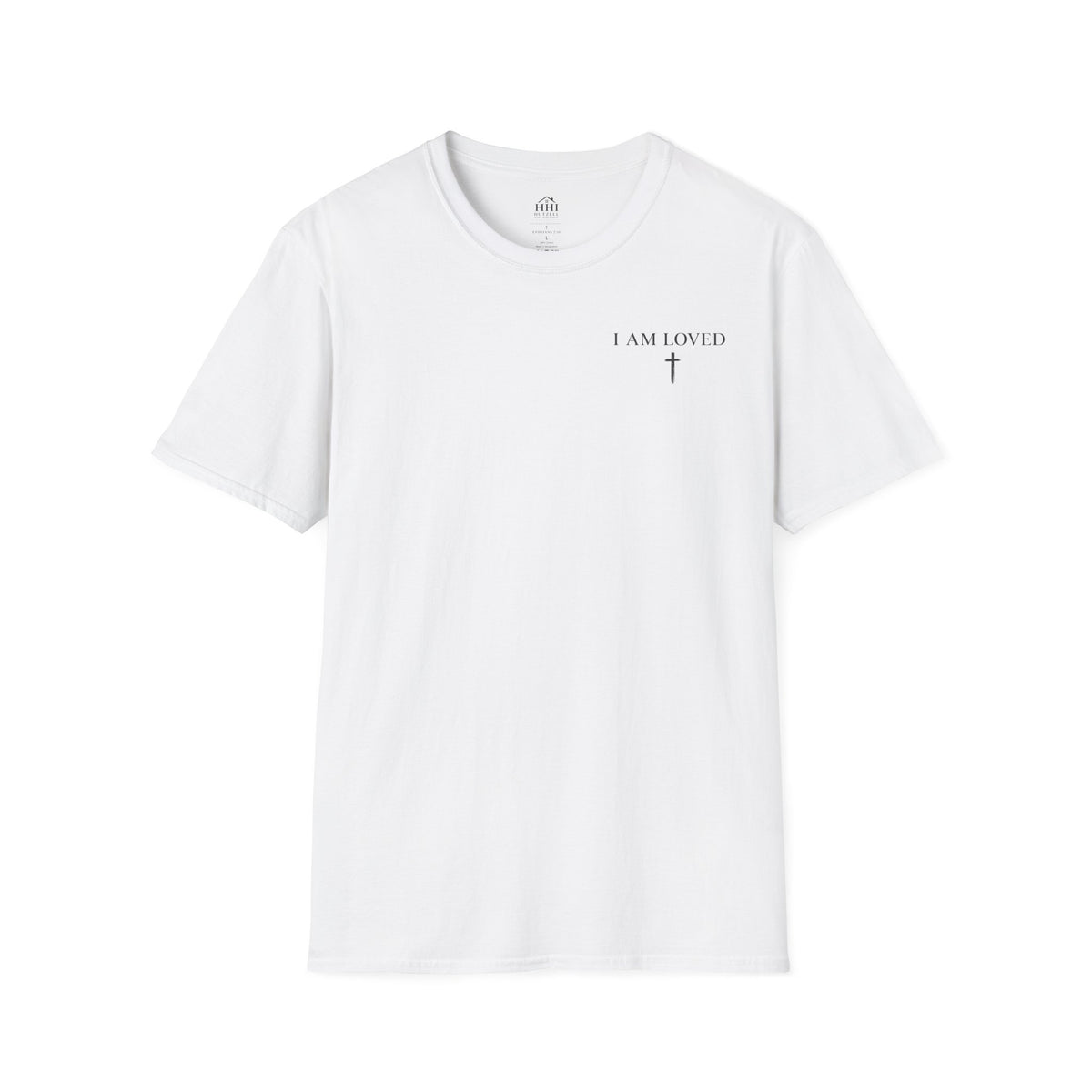 I Am Loved Christian T-Shirt — Inspirational Faith Tee with Cross