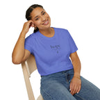 T-Shirt — 'hope' Script Tee with Cross Minimalist Christian Faith Design