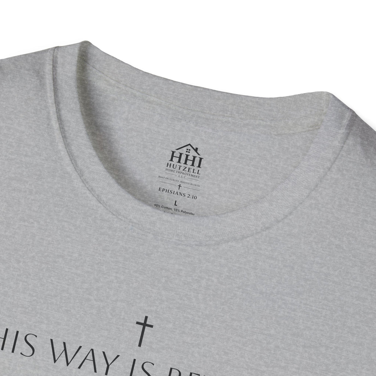 His Way Is Better T-Shirt — Minimal Cross Christian Tee