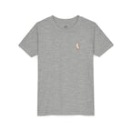 Youth Tee — "Paws and Prayers" Cat Graphic