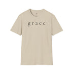 Grace Script T-Shirt — Minimalist Christian Faith Tee