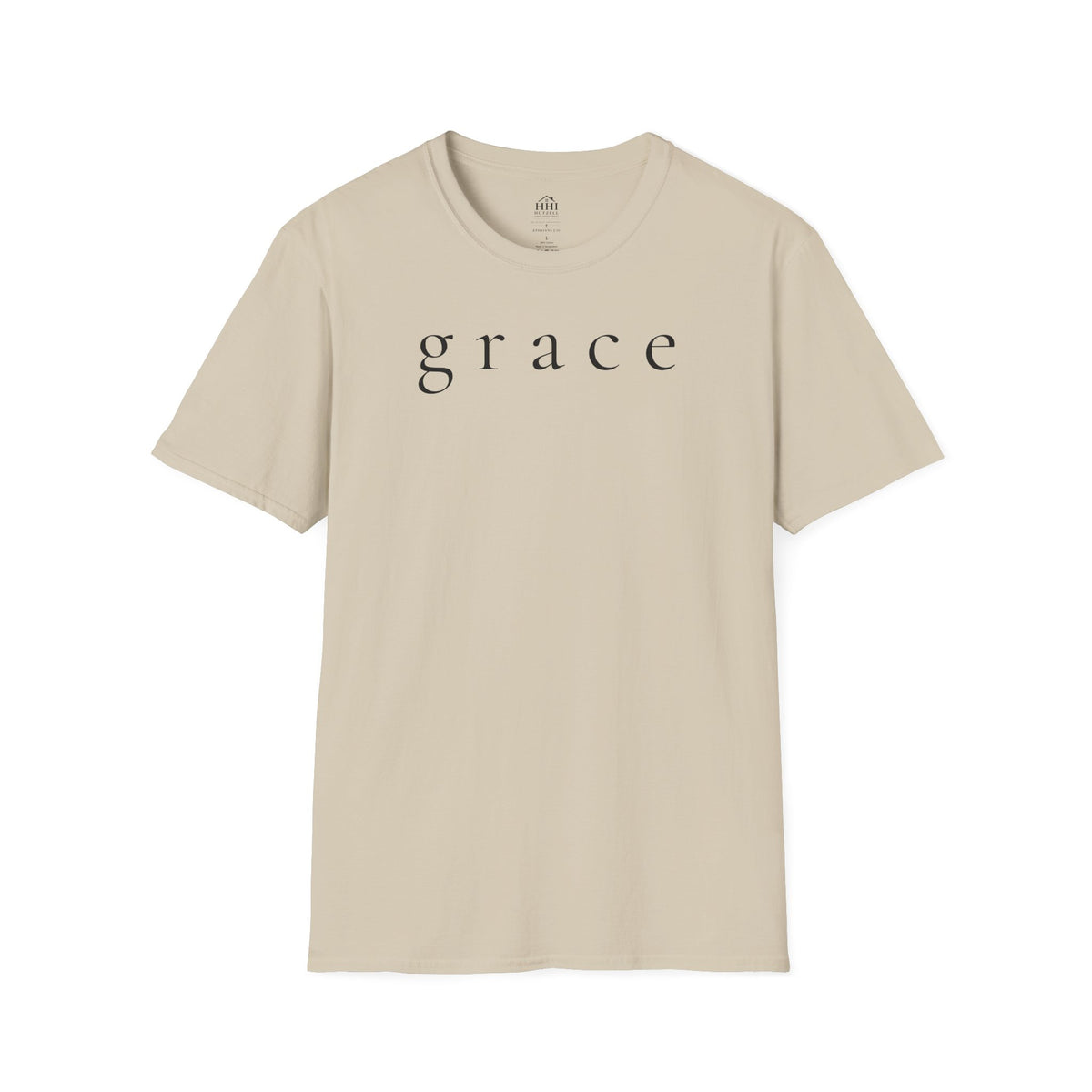 Grace Script T-Shirt — Minimalist Christian Faith Tee