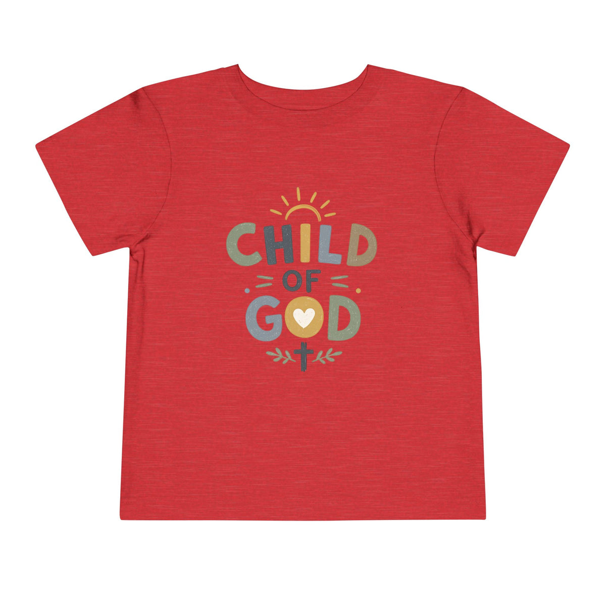 Child of God Toddler Tee — Cute Faith-Based Baby Shirt