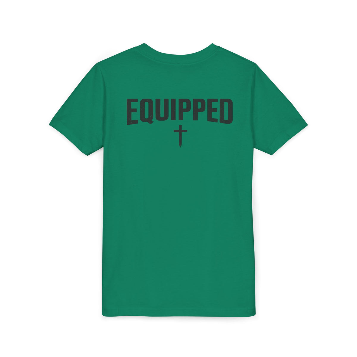 Equipped Youth Tee – Christian Kids T-Shirt with Cross & 2 Timothy 3:17