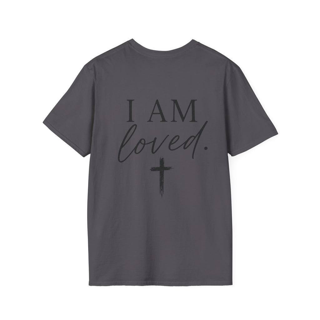 I Am Loved Christian T-Shirt — Inspirational Faith Tee with Cross